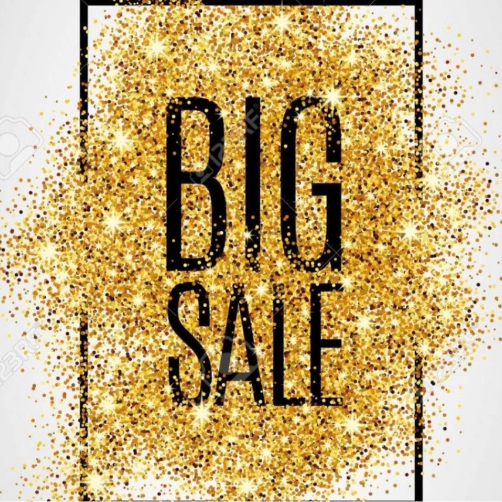 Gold Glitter Big Sale Poster